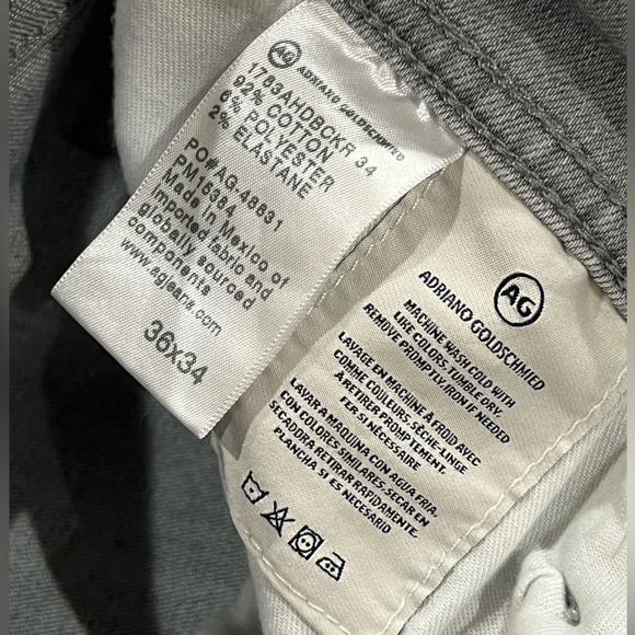 Men’s AG Adriano Goldschmied 36W 26L The Tellis Modern Slim Stretch Denim Jeans - Picture 8 of 10